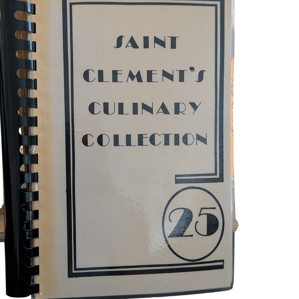 Saint Clements Michigan Culinary Collection VTG 1979 Community Cookbook Spiral